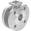 Ball valve Series: VZBC Stainless steel/PTFE Bare stem PN40 Flange DN15